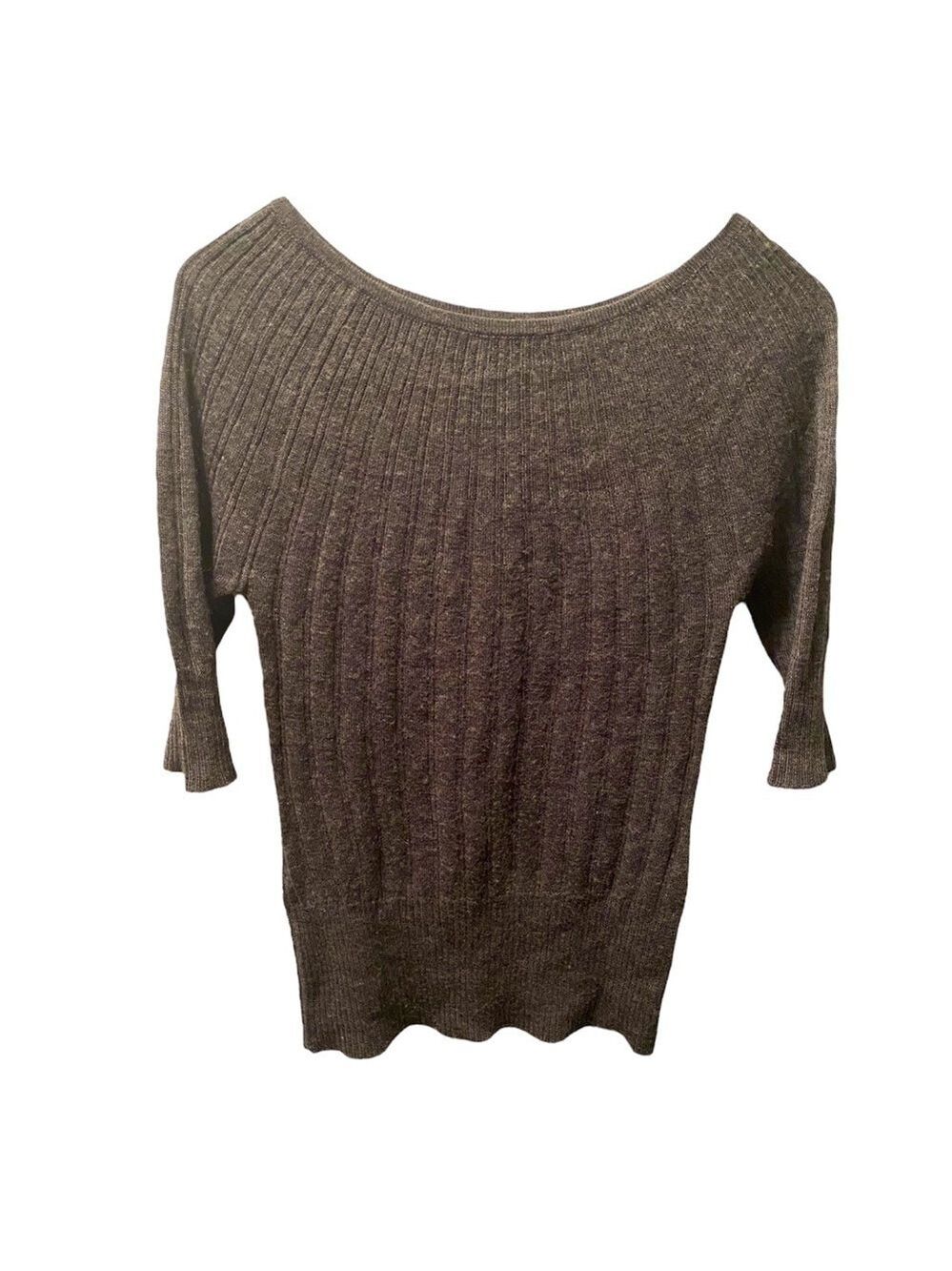 2/$15 Valerie Bertinelli Gray Knit Sweater Small